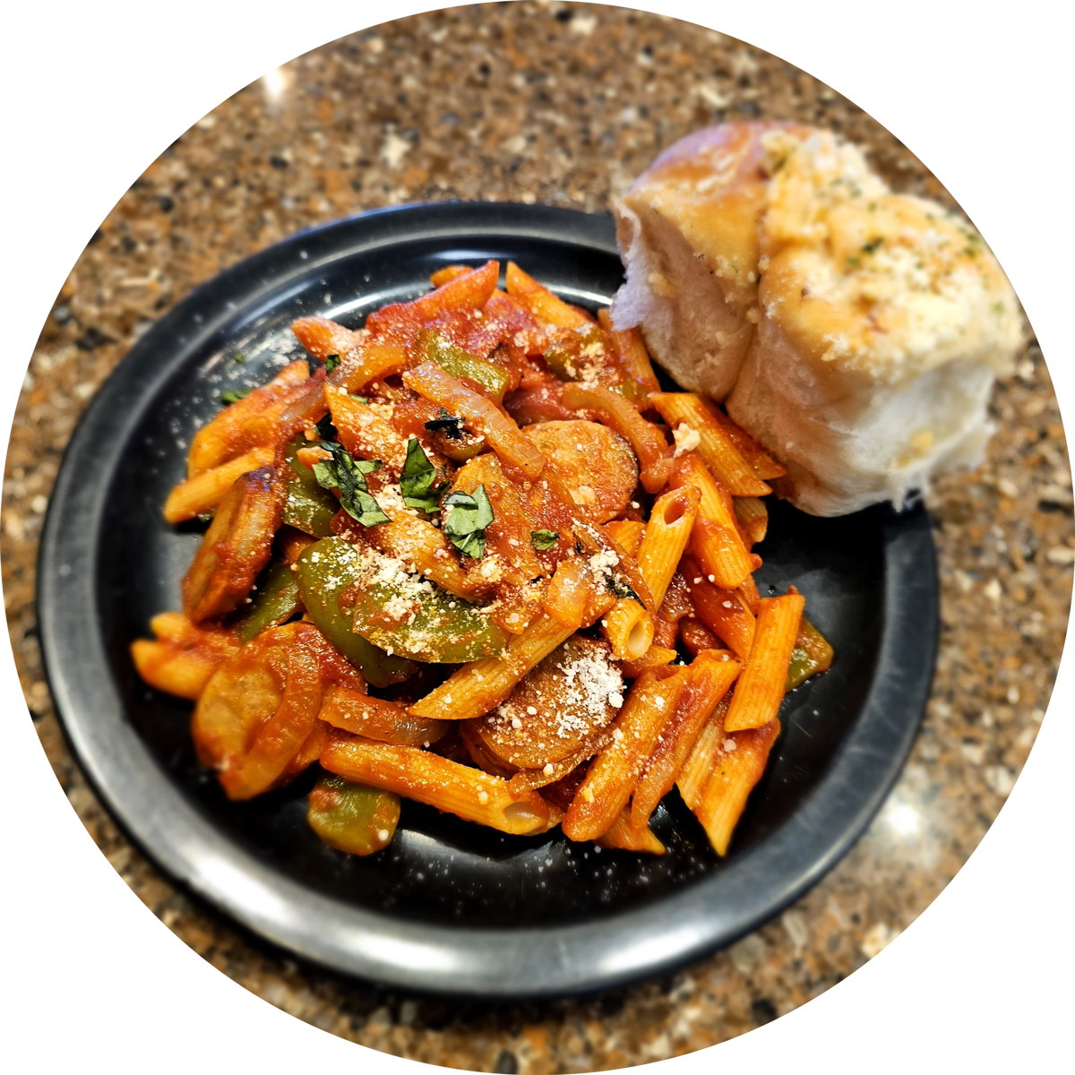 Sausage and Peppers with Penne